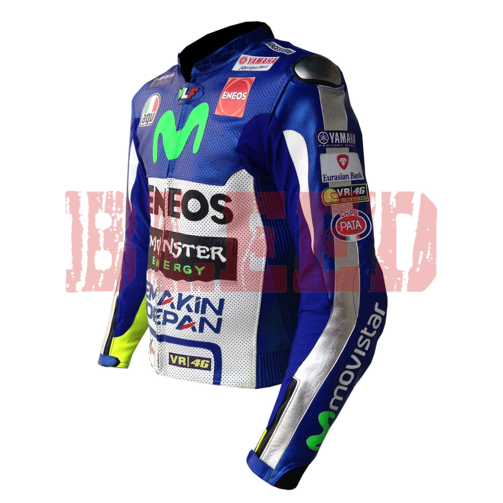 Valentino Rossi VR46 Motorbike Racing Biker Jacket Left View