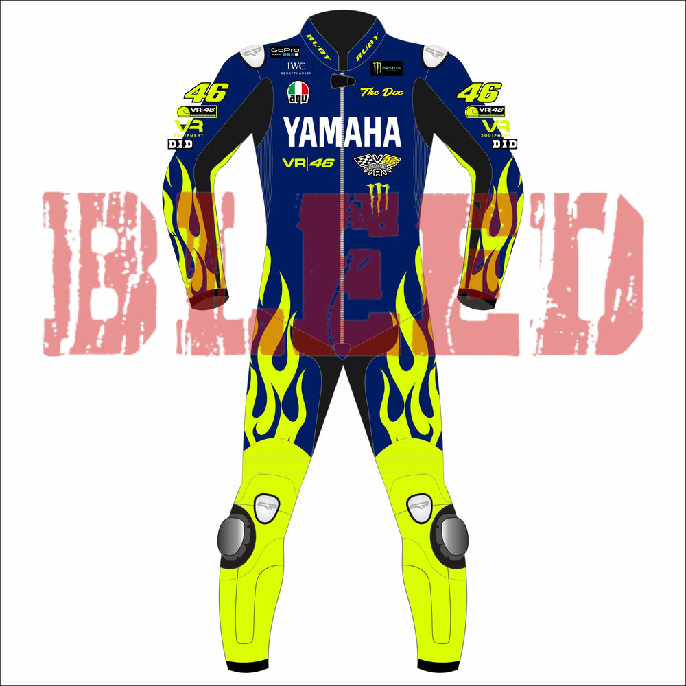Valentino Rossi WorldSBK Portimao Winter Test Race Suit 2024 Front View