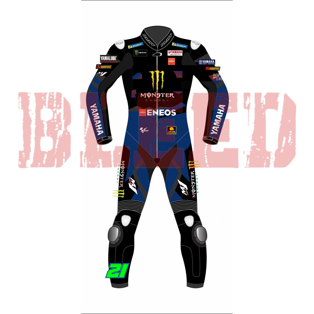 Franco Morbidelli MotoGP 2023 Motorbike Riding Suit Front View