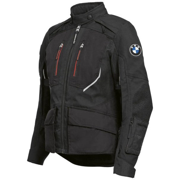 bmw gs rallye gtx womens motorcycle jacket black side view adventure jacket