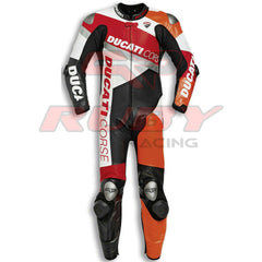 Ducati Men Motorbike Suit Front View