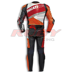 Ducati Men Motorbike Suit Back View