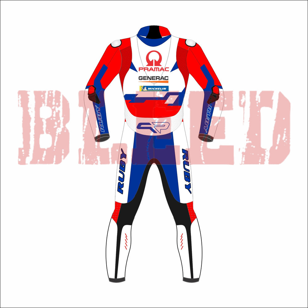Jorge Martin Pramac 2022 MotoGP Suit Back View